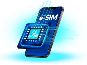 احصل على شريحة eSIM وانتقل معنا إلى عالم رقمي!