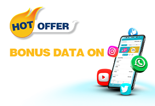 500 MB BONUS
WITH YOUR 2 GB PLAN
ONLY ON THE  APP! 