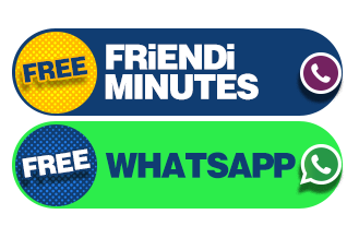 Enjoy  unlimited F2F & 600 MB WhatsApp